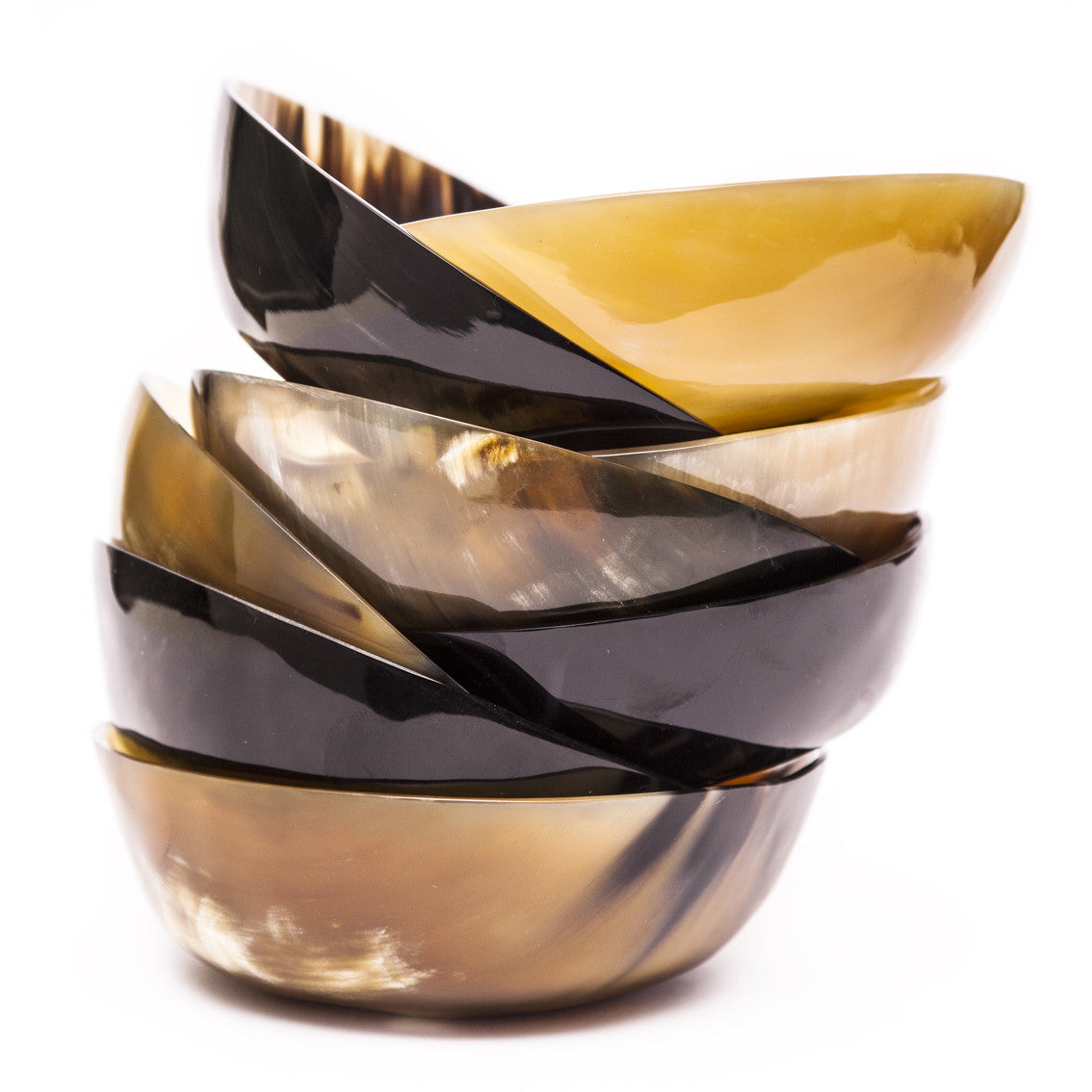 Schalen aus Zebu-Horn