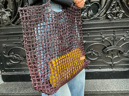 Tasche Raffia Netztasche