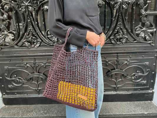 Tasche Raffia Netztasche