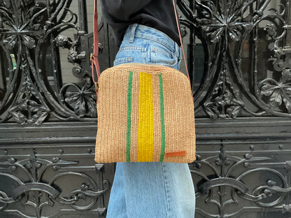 Tasche Raffia Umhängetasche