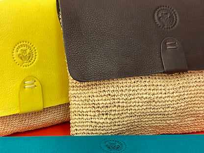 Tasche  Raffia Clutch