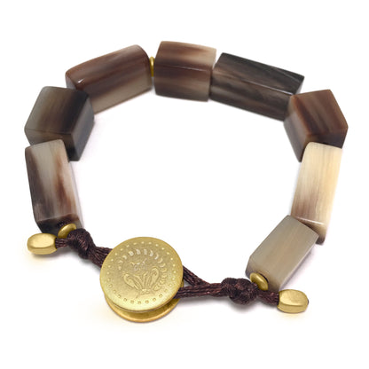 Armband mit Zebu Horn