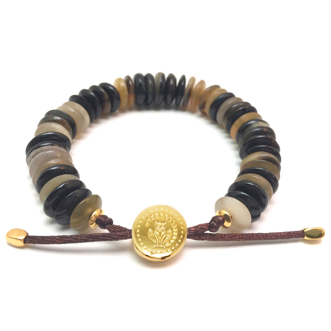 Armband mit Zebu Horn