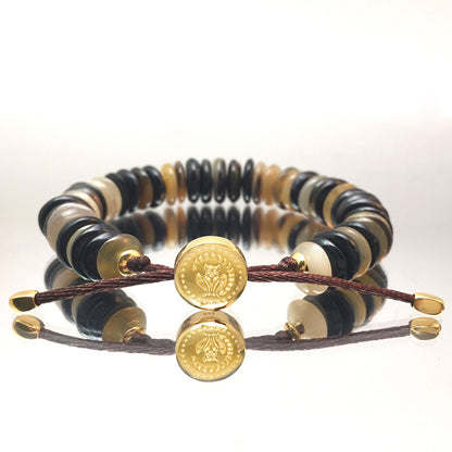 Armband mit Zebu Horn