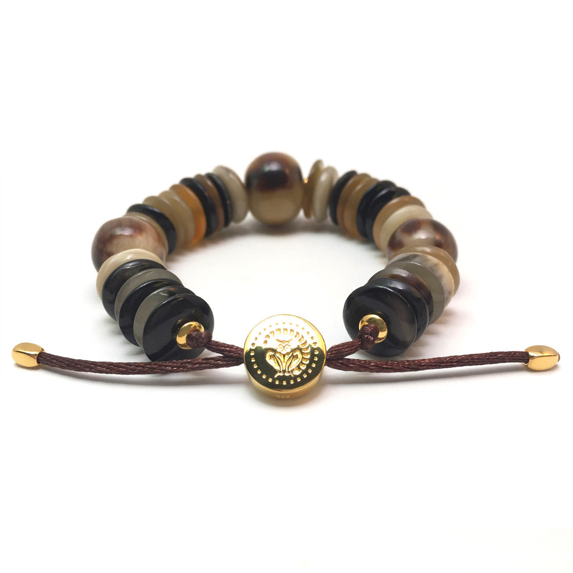 Armband mit Zebu Horn