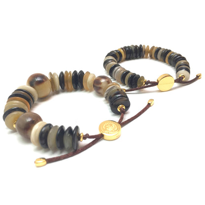 Armband mit Zebu Horn