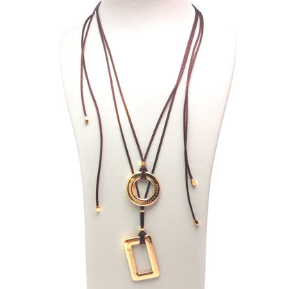 Halsband mit Gold/Silber Anhänger