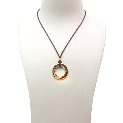 Halsband mit Gold/Silber Anhänger