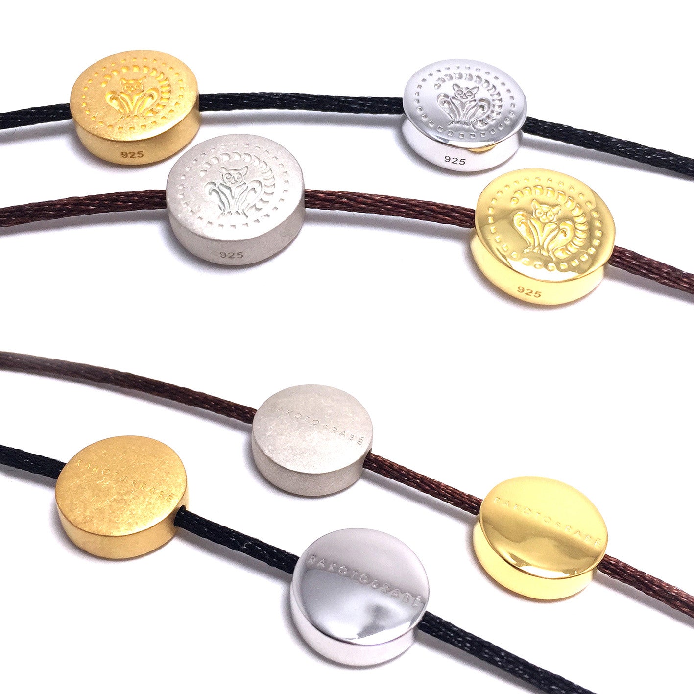 Armband mit Glas und Sterling Silber