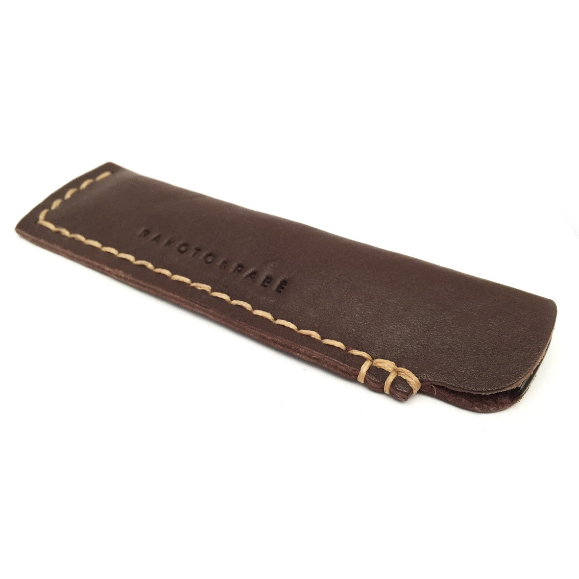 Lederetui EKACHAI 3 in Chocolate, Natur und Olive