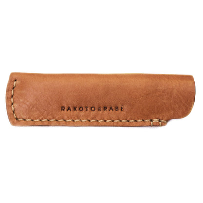 Lederetui EKACHAI 3 in Chocolate, Natur und Olive