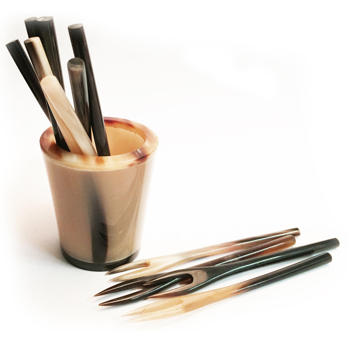 Horn Pott mit Picker