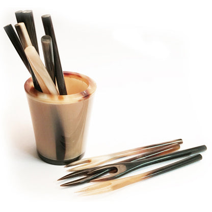 Horn Pott mit Picker