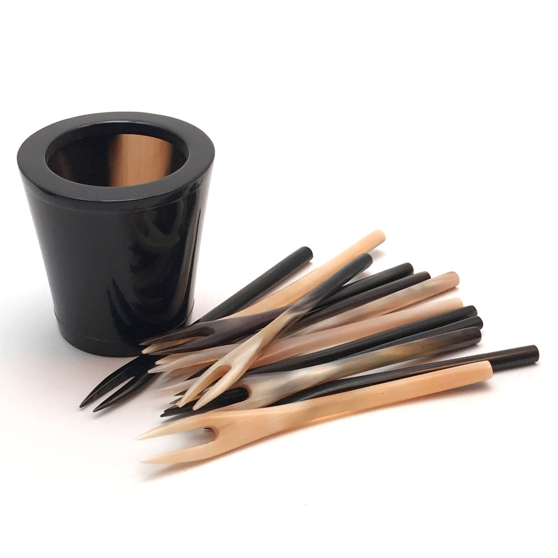 Horn Pott mit Picker